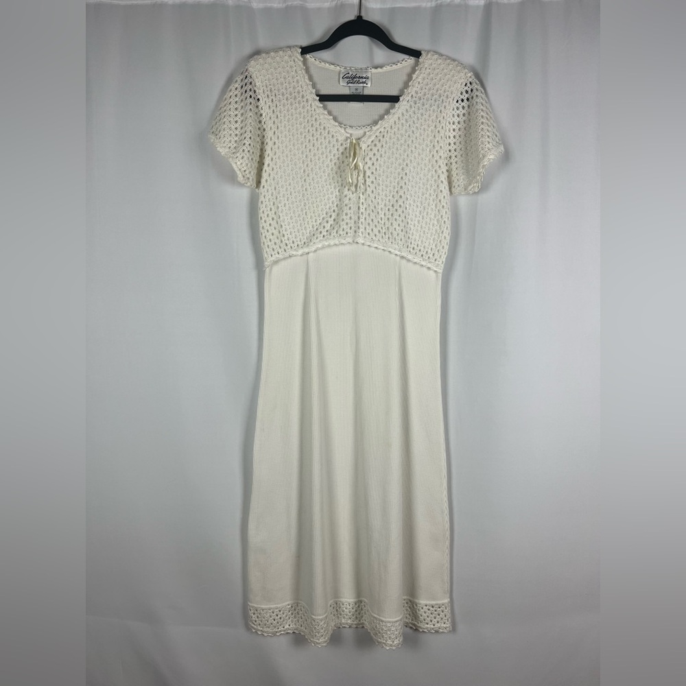 Vintage knit “California Gold Rush” dress | size M